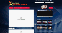 Desktop Screenshot of amateursportstube.com